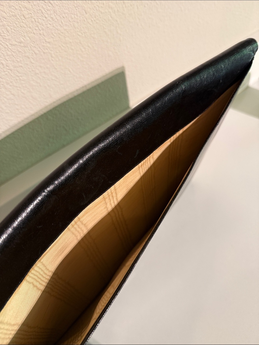 Bally Black Leather Document Clutch - Picture 6 of 7